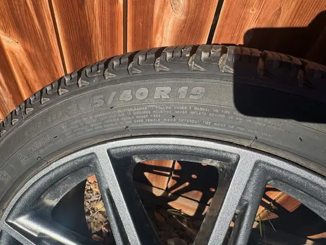 Fast Rims 5 x 114.3 with Michelin X-Ice 245/40/19 Winter Tires in Tires & Rims in Lethbridge - Image 7