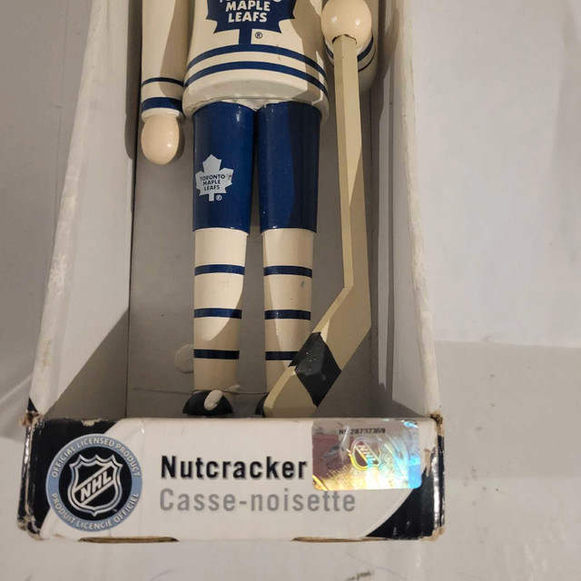 NHL Toronto Maple Leafs Nutcracker  in Arts & Collectibles in Mississauga / Peel Region - Image 3