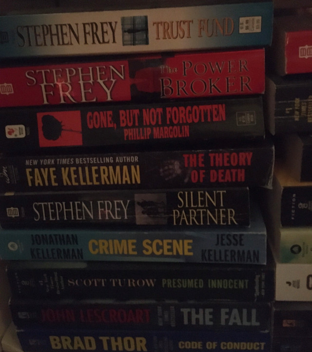 Crime Novels Assorted Authors Lot in Fiction in Guelph - Image 3