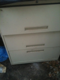 Used Lateral 3 drawer filing cabinet