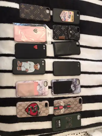 High end designer iPhone 6, 7 and 8 phone cases, View more
