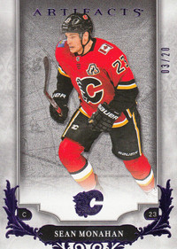 2018-19 ARTIFACTS PURPLE # 40 SEAN MONAHAN 03/20