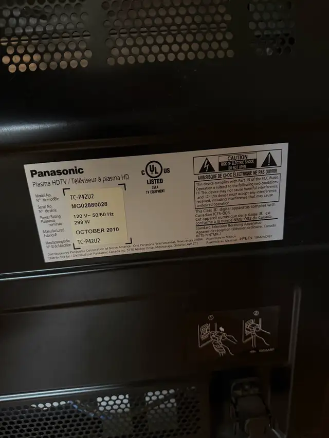 Panasonic Plasma TV in TVs in Calgary - Image 3