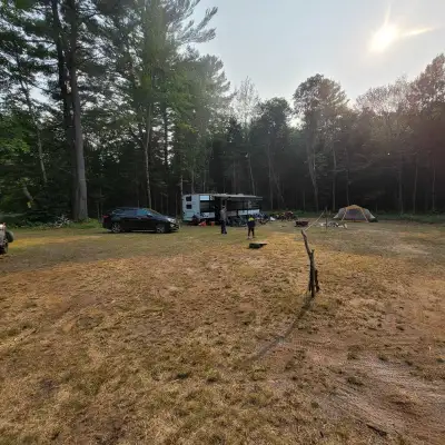 Prime location 10 minutes from Huntsville. Hydro at lot line. 2 acres on dead end road . Atv and Sno...