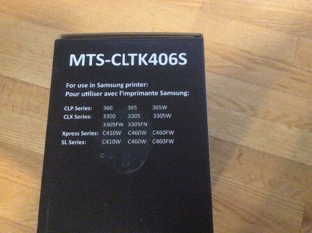 Cartouche d'encre laser noir  MTS-CLTK406S dans Imprimantes, Scanneurs  à Ville de Montréal - Image 2