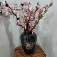 Artificial Flowers &Vase 16inch