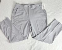 TanJay Ladies Size 16 Petit Grey Pants NWT 