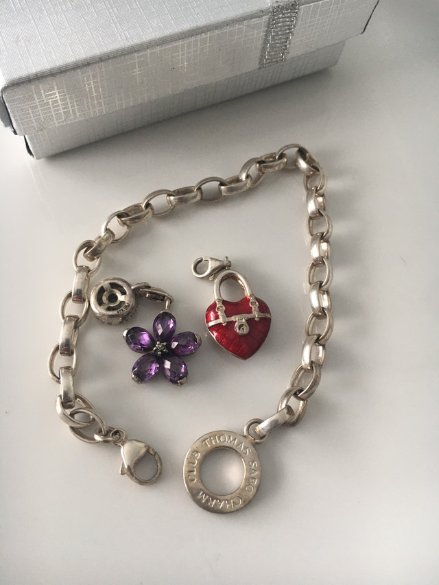 Thomas Sabo Sterling Ladies charm  Bracelet gift in Jewellery & Watches in Kitchener / Waterloo