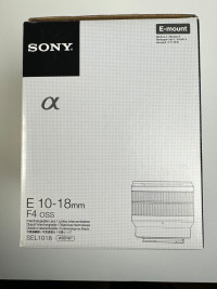 Objectif Sony 10-18mm f/4 OSS E-Mount
