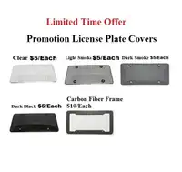 ON SALE License Plate Cover $5 Each FIRM