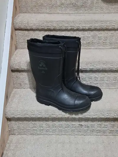 Kamik Steel Toe Waterproof Rubber Work Boots Men's Size 10, View more
