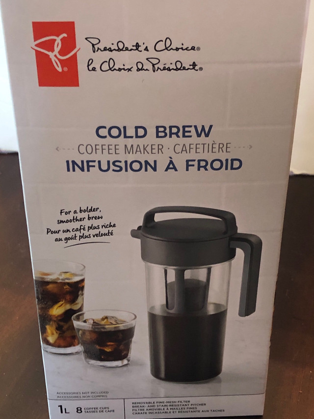 Cold Brew Coffee Maker.New. Breast Cancer Fundraiser  in Kitchen & Dining Wares in Edmonton - Image 3