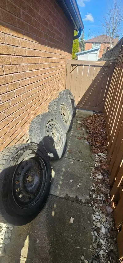 I'm selling a set of four Windforce winter tires, size 225/65R17, mounted on steel rims. These tires...