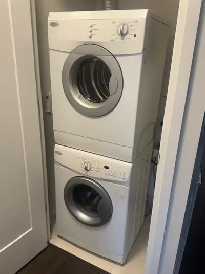 Used Whirlpool Stacked Washer and Dryer for Sale, View more