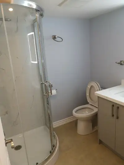 Modern bright One-bedroom apartment on the lower floor of a house. Available Now, for a 1 year or mo...