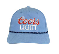 Coors Light Retro Rope Snapback Hat - Brand New 