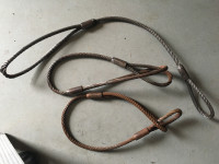 3/4” wire rope slings $15 ea