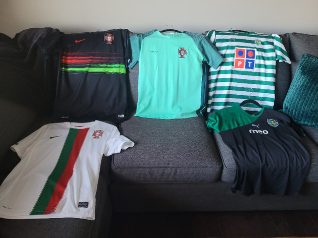 Portugal & Sporting Jerseys (Small) in Other in Edmonton