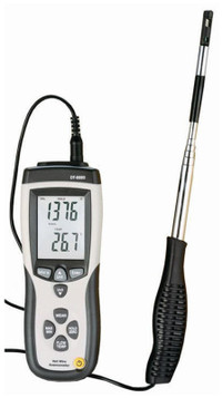 Hot Wire Anemometer DT-8880 Air Flow Air Velocity Meter