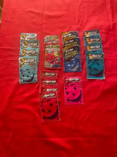 ** Kool-Aid Spider-Man tins, Unopened Packs**, View more