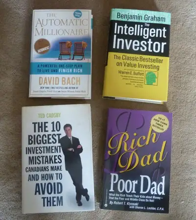 Lot of 4 Personal Finance/ Investing Books, View more