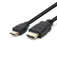 Mini HDMI Male to HDMI Male High-Speed Cable