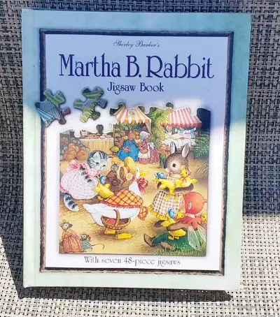 Shirley Barber's Martha B. Rabbit Jigsaw Book, View more