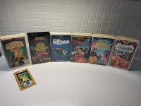 VHS vintage Disney movies snow white sleeping beauty Bambi Nemo