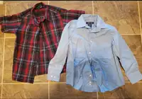 Boys size 6, and 4/5 dress shirts 