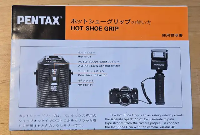 Pentax Hot Shoe Grip Instructions63815756736899120