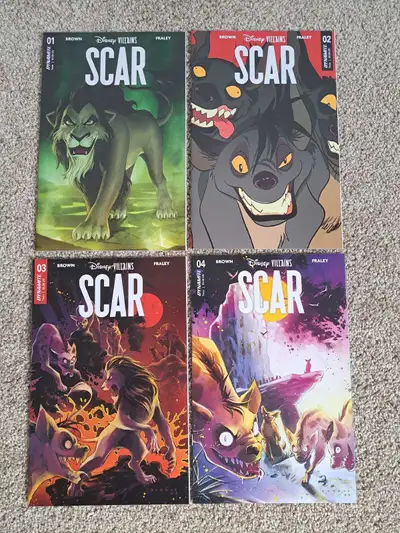 Disney Villains: Scar #1 2 3 4 (2023) Dynamite Comics, View more