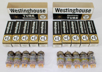 NOS Westinghouse Russia 6922 E88CC Gold Pin Preamp Tubes Matched