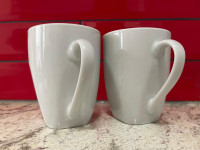 White cups - Tasses blanches (8 u, lot de 8)