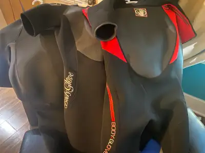 Wetsuits and Life Jacket , View more