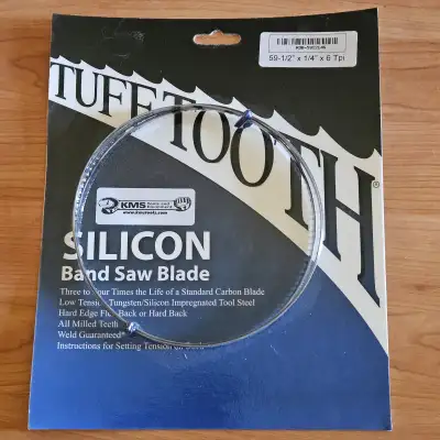 SOLD Band Saw Bandsaw Blade - Tuff Tooth 59.5" x 1/4" 6TPI (new), View more
