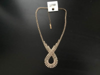NEW-WITH-TAGS: 2 Beautiful Rhinestone Necklaces