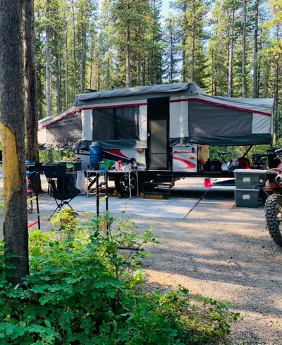 2013 Forest River Palomino Banshee toy hauler tent trailer. Super clean and everything works great:...