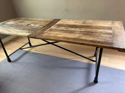 Restoration Hardware Flatiron Dining Table and Coffee Table, View more