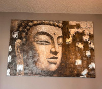 Huge- Hand painted Zen artwork 180cm x 120cm
