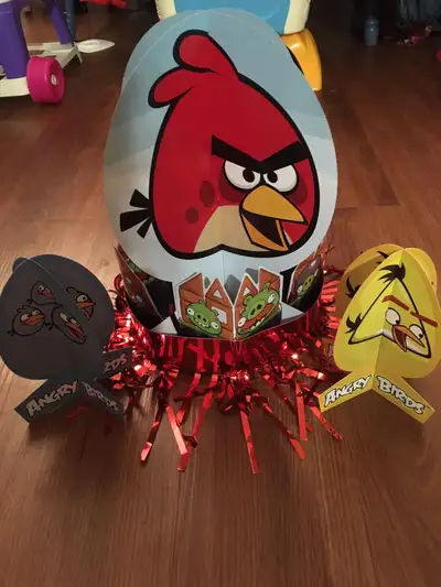 Angry birds center piece, View more