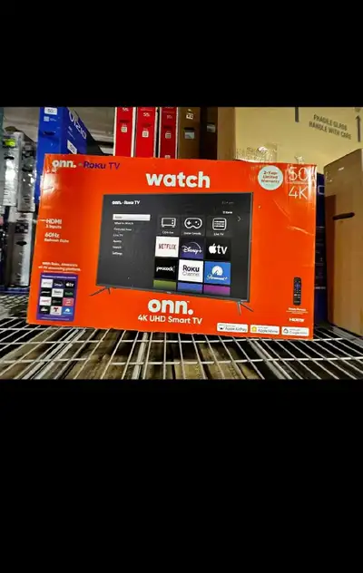 Onn 50" 4K UHD Roku Smart TV, View more