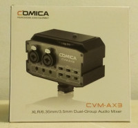 XLR Audio Mixer, Comica CVM-AX3 DSLR