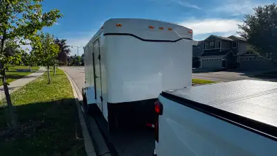 Looking for a solid, ready-to-haul enclosed trailer? This older but reliable 2002 Haulmark 7x14 carg...