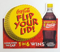 1997 Coca-Cola "Flip Your Lid" Sticker