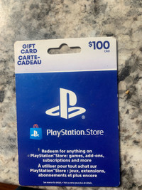 100 PlayStation gift card 