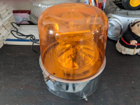 Vintage revolving emergency warning lamp.  Everything works