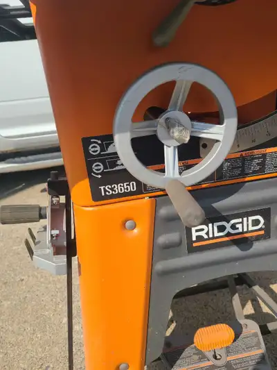 Rigid 10"table saw with 36"table, View more