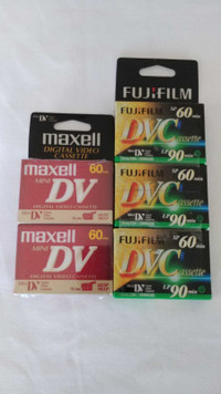Maxell and Fuji DV Cassettes