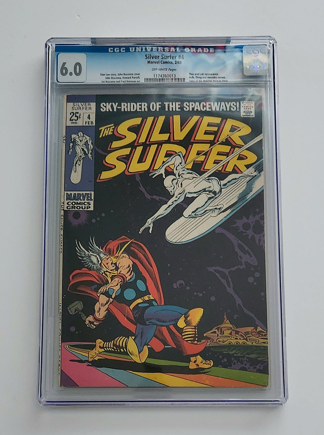 Silver Surfer 4 cgc 6.0 Marvel Classic Cover dans Art et objets de collection  à Laval/Rive Nord - Image 2