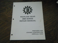 Peerless Gear 2500 Series Repair Manual